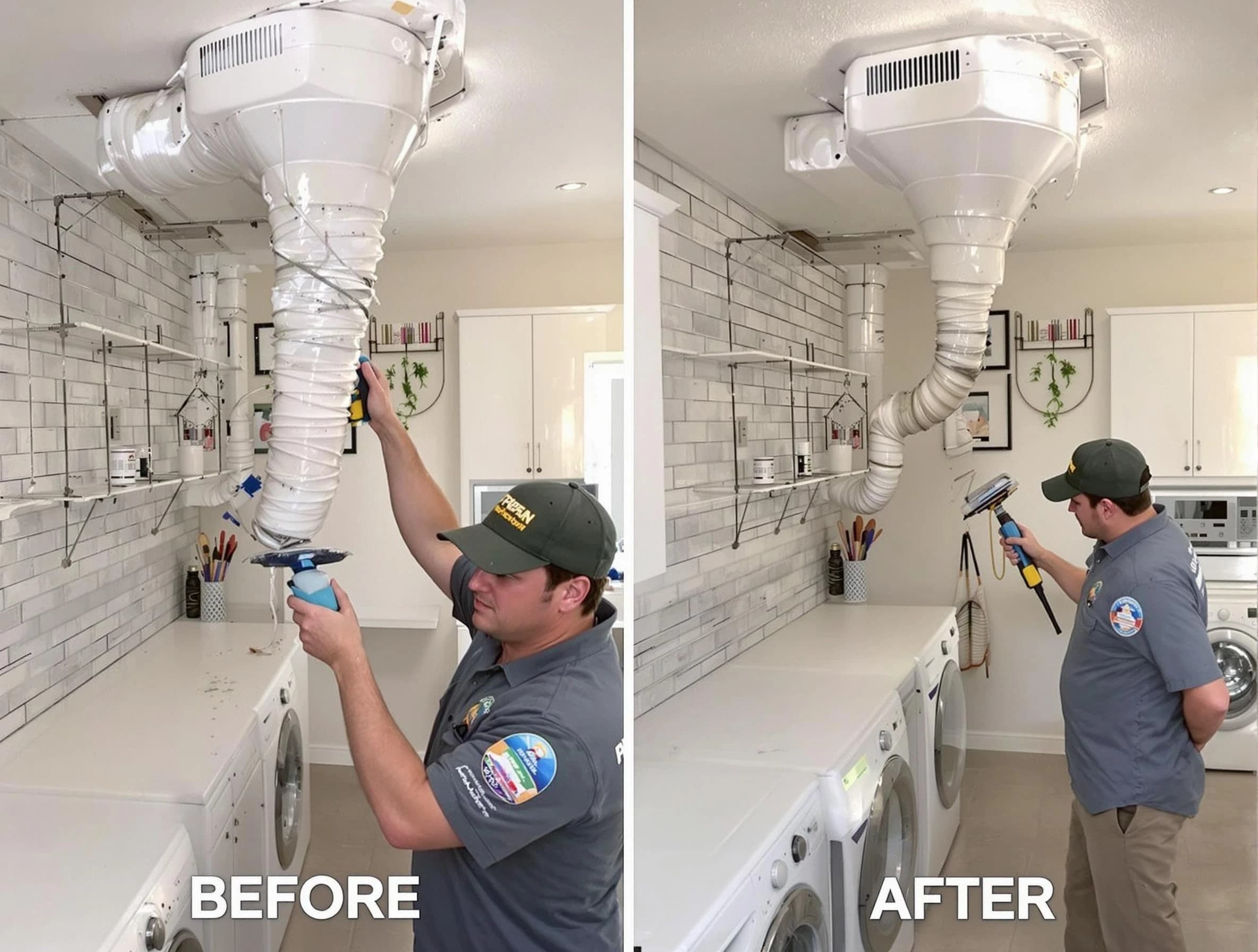 Professional dryer exhaust vent cleaning by Highlands Ranch Dryer Vent Cleaning in Highlands Ranch