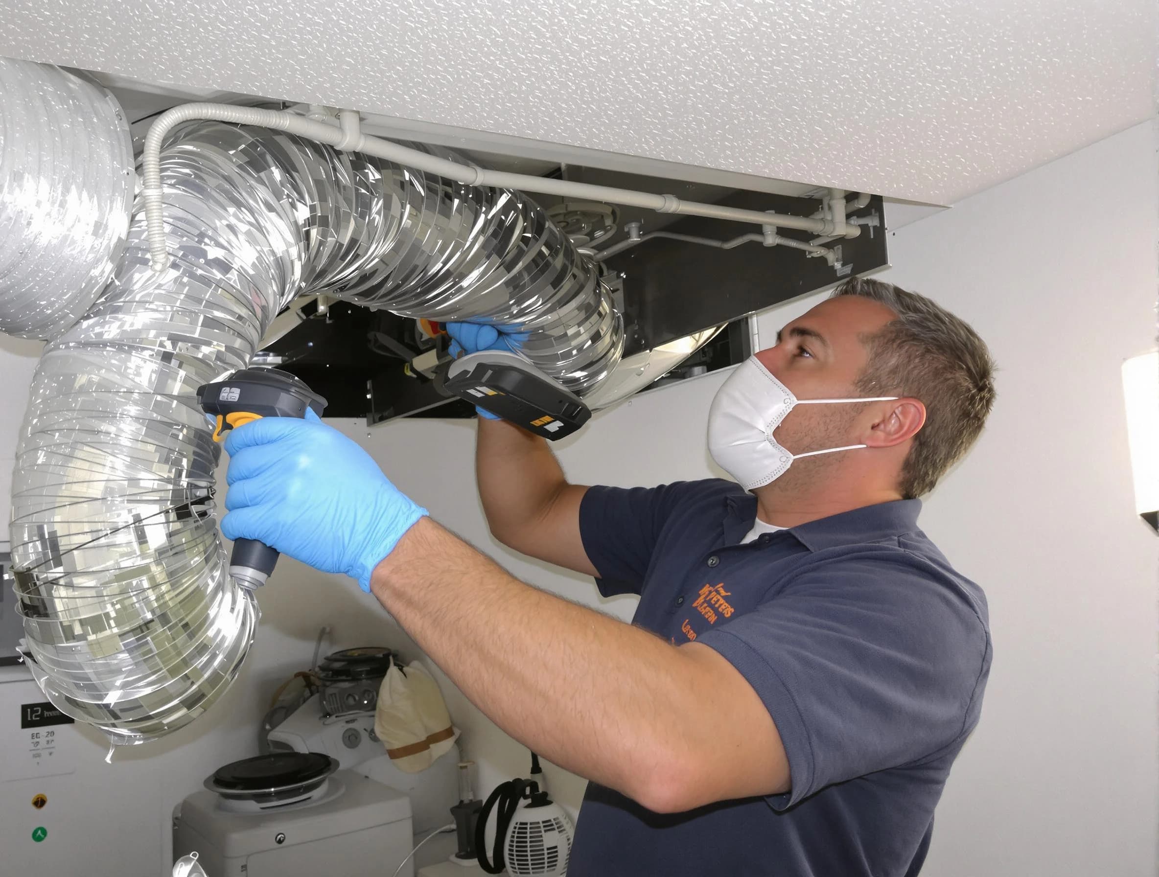 Highlands Ranch Dryer Vent Cleaning professional performing thorough residential dryer vent cleaning in Highlands Ranch