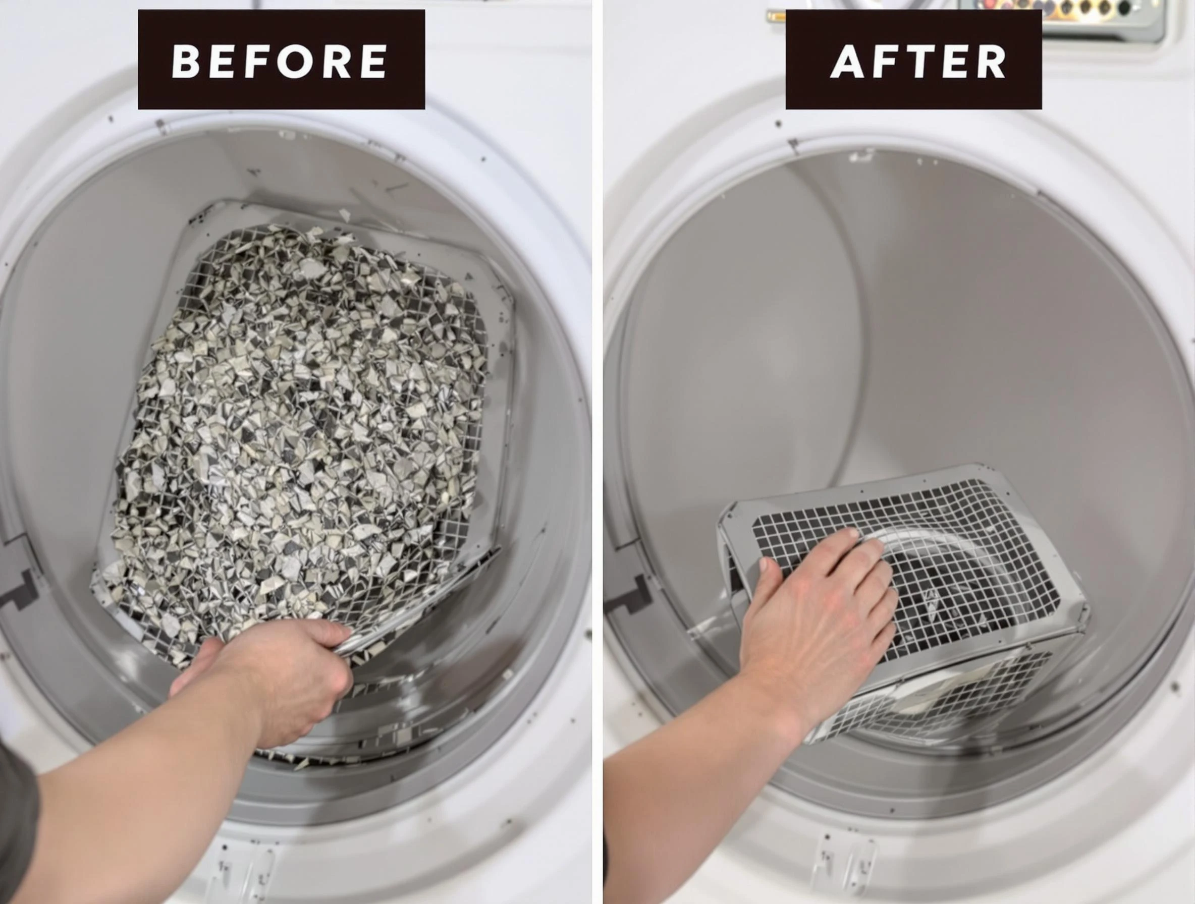 Professional lint trap cleaning by Highlands Ranch Dryer Vent Cleaning in Highlands Ranch